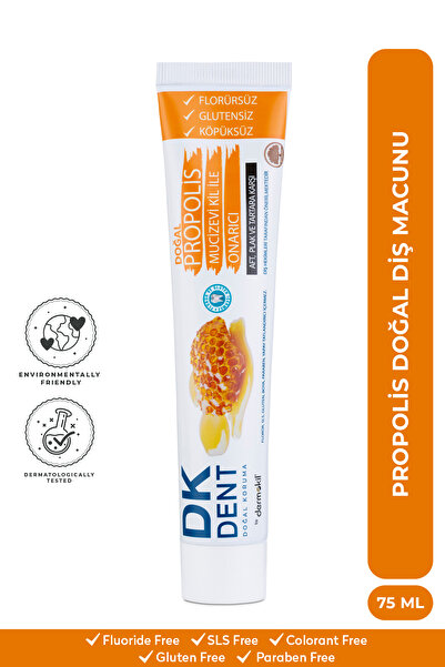 DKDENT Doğal Propolis Özlü Yetişkin Diş Macunu 75 ml