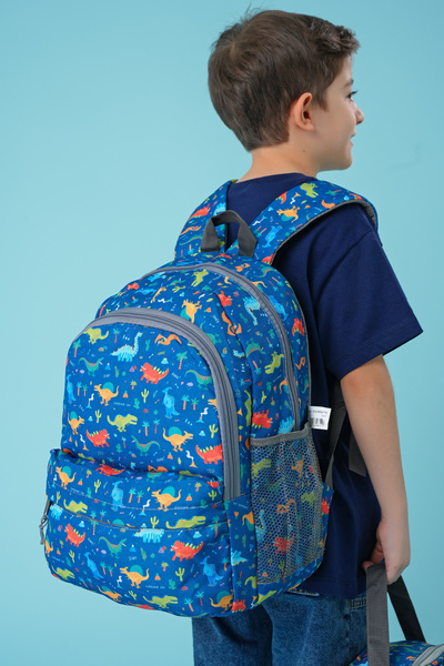 Cambridge Polo Club Triple School Bag Set Dinosaur 3 Piece Bag Set