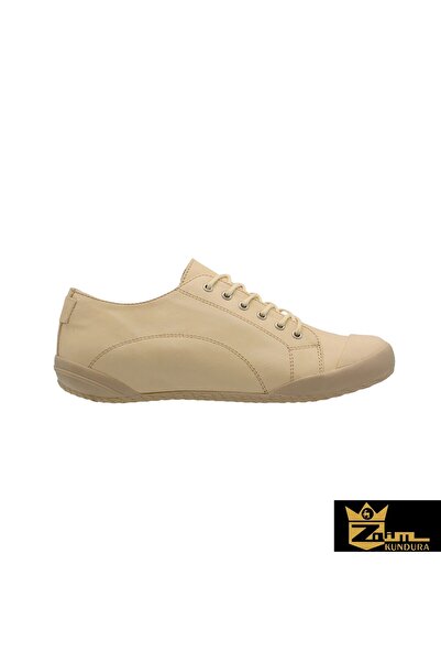 Zaim Kundura Unisex Cream Genuine Leather Shoes 505080101-1