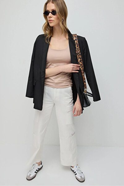 No Matter What Square Neck Wide Strap Stretch Top