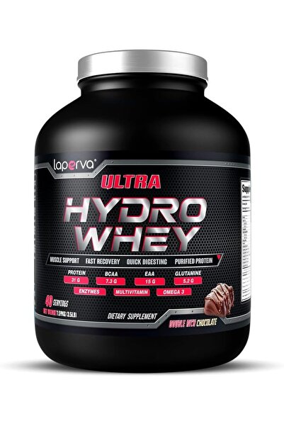 Laperva Ultra Hydro Whey Protein, Double Rich Chocolate, 3.5 Lb, Support Grow...