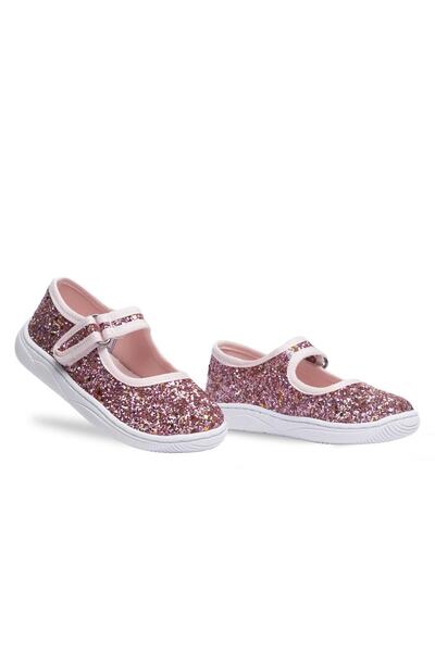 YoYo Junior Shiny Barefoot Girls' Ballerinas