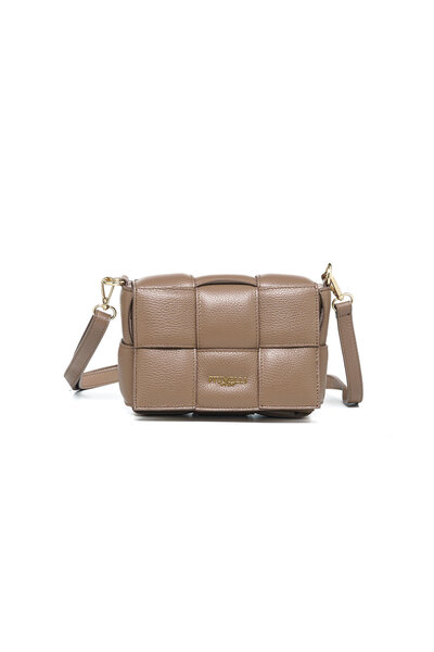 Piumelli Milano حقيبة كروس للنساء/الفتيات SOLEIL M Bag D09 Mud