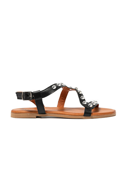 John May Women / Girls Sandals Mar-25Y-072-4010 Black