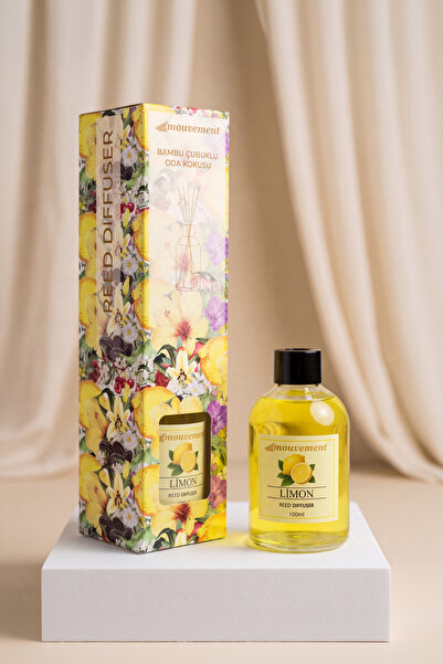 MOUVEMENT 100 Ml Limon Çubuklu Oda Kokusu – Ferah Bir Atmosfer