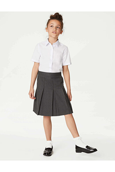 Marks & Spencer Pile Detaylı Okul Eteği (2-16 Yaş)