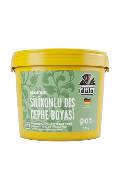 Düfa Diamond Silikonlu Dış Cephe Boyası Beyaz 20 kg