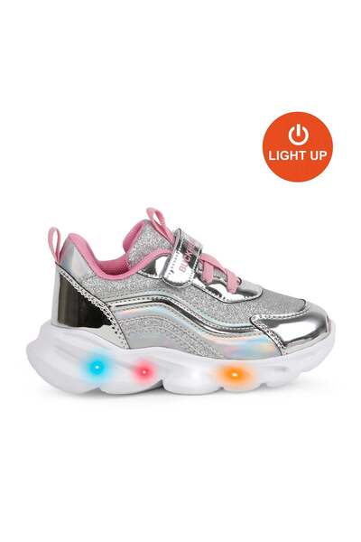 BUCKHEAD ÇOCUK IŞIKLI CIRTLI GÜNLÜK AYAKKABI BUCK4430 GLOSSY SHINY