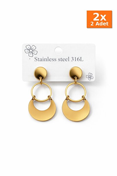 Bozhi Steel Earrings 79 Silver Special Gift Gold