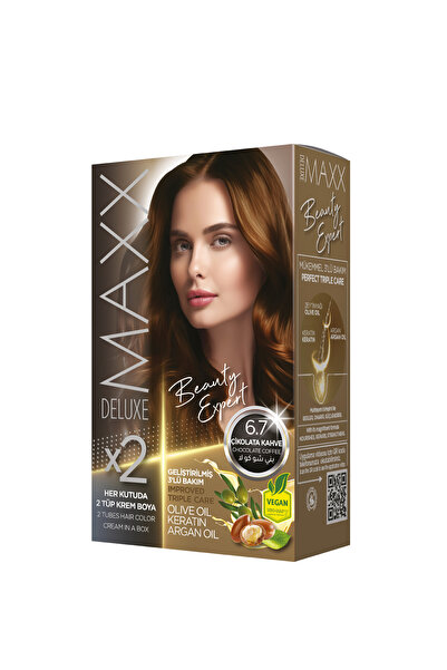 MAXX DELUXE Beauty Expert Set Saç Boyası 6.7 Çikolata Kahve