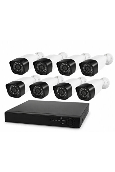 XL Sistem de supraveghere cu 8 camere de exterior Kit AHD 1080P compresie vid...