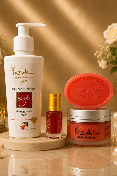 MUSK AL TAHARA Nar Musk Intimate Treatment - Soap, Musk and Mukhmaria 50ml + 6ml