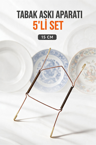 Ref-San REFSAN Tabak Askı Aparatı 5li Set - 15 cm