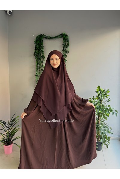 Yüsra Collection Set de 2 rochii și suflă lungă Ayrobin
