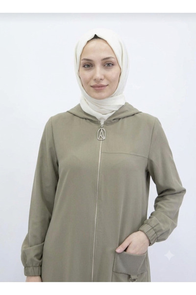 Armine TREND 801-1 معطف طويل بأكمام جيبية