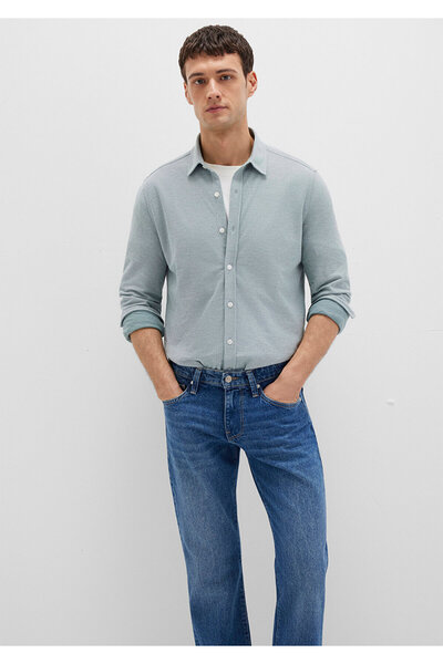Mavi Green Knitted Shirt Slim Fit / Slim Fit 0211513-70131