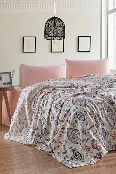 Loyal Home طقم بيكيه هازال مزدوج 4 قطع 200x240 سم