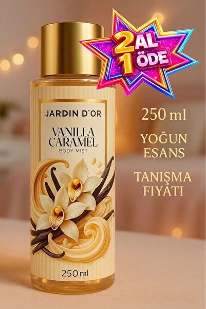 JARDIN D'OR VANILLA CARAMEL BODY MIST / VANİLYA KARAMEL VUCÜT SPREYİ