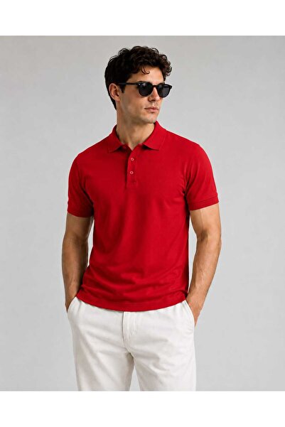 Castello Unisex Polo Collar T-Shirt Pique Fabric |   Comfortable Fit, Breatha...