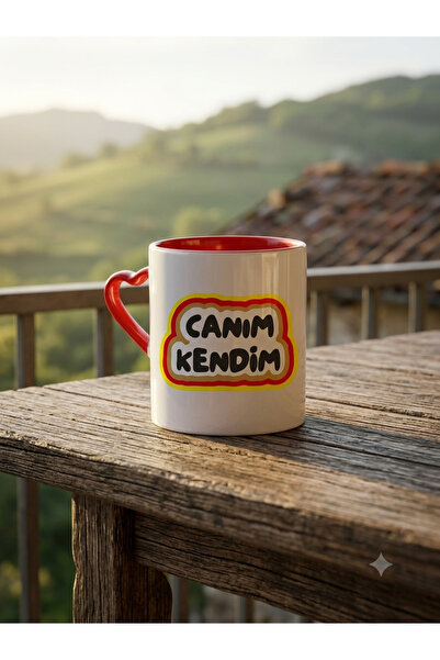 Hediyeni Al My Dear Self Special Design Printed Ceramic Coffee Tea Mug