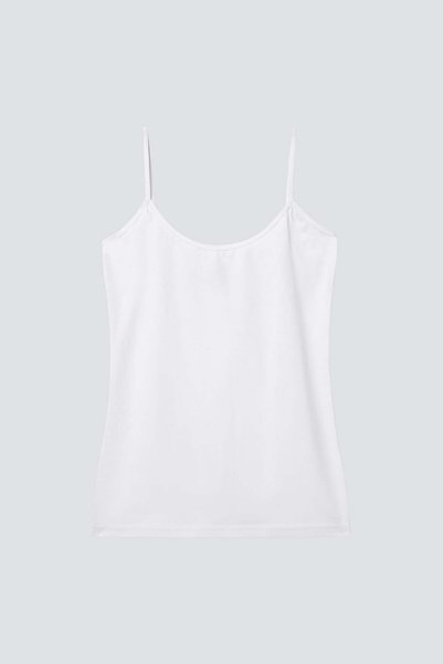 Brix Tricou de bază pentru femei, alb