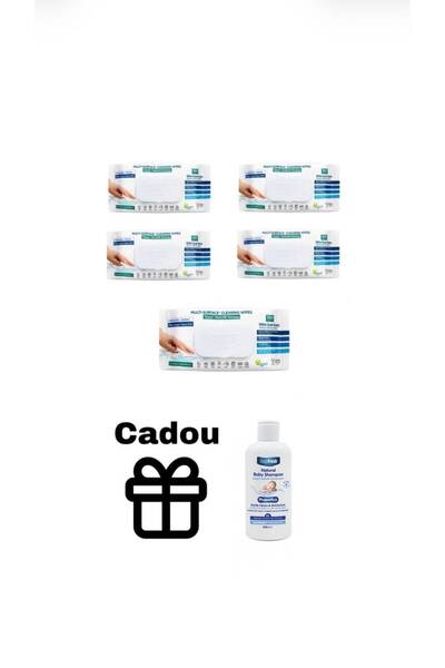 Deep Fresh Servetele umede pentru multisuprafete cu bicarbonat si otet -100 b...