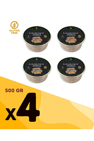 Ridada Glutensiz %100 Karabuğday Ekmeği 500 G (Keten Tohumlu & Çörek Otlu)