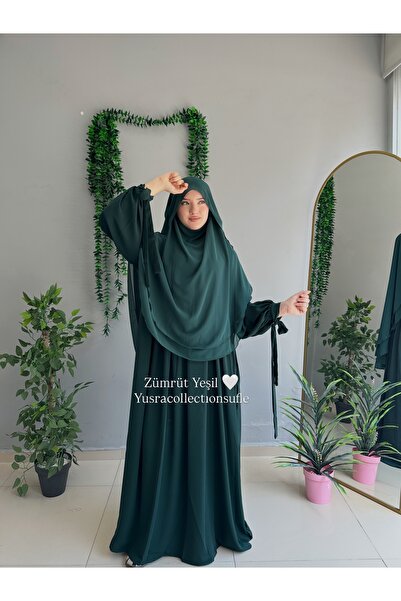 Yüsra Collection Liza Dress and Shaded Soufflé 2-Piece Set