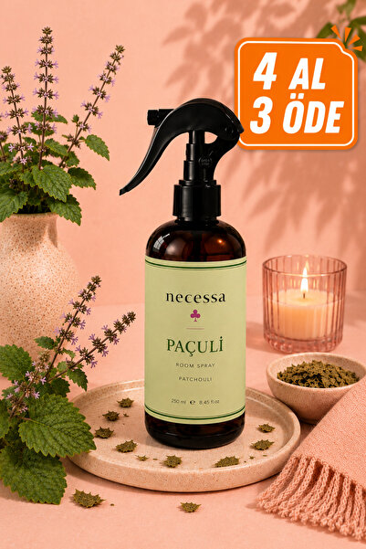 NECESSA PAÇULİ PATCHOULI ODA VE ÇAMAŞIR SPREYİ ODA KOKUSU ODA SPREYİ ROOM SPR...