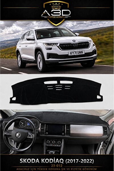 A3D TORPİDO KORUMA Skoda KODİAQ (2017+) Ön Örtüsü Göğüs Panel Torpido Koruma ...