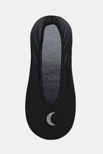 Penti Transparent Moon Siyah Babet Çorabı