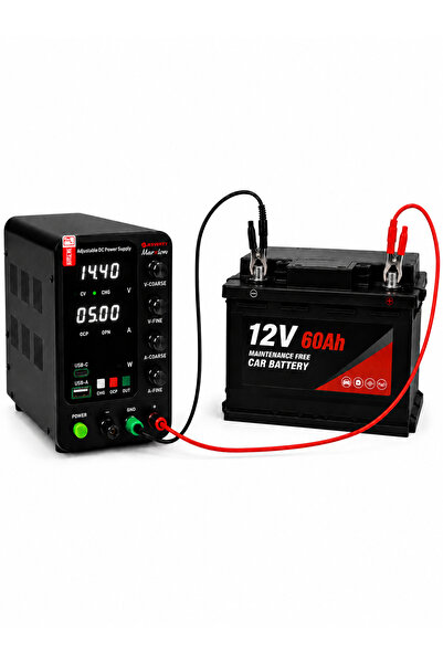 Genel Markalar SPS-3010C 30V 10A 300W Akü Şarj Özellikli Ayarlanabilir Dc Lab...