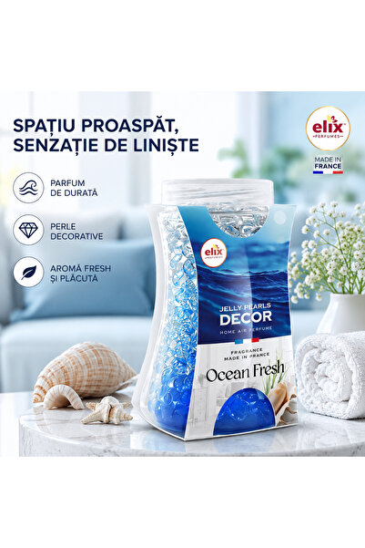 Elix Odorizant cameră - Perle parfumate decorative OCEAN 350 ml