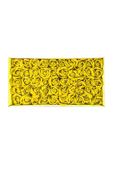 OEM Trandafiri decorativi, din sapun, 50 buc/set - GALBEN