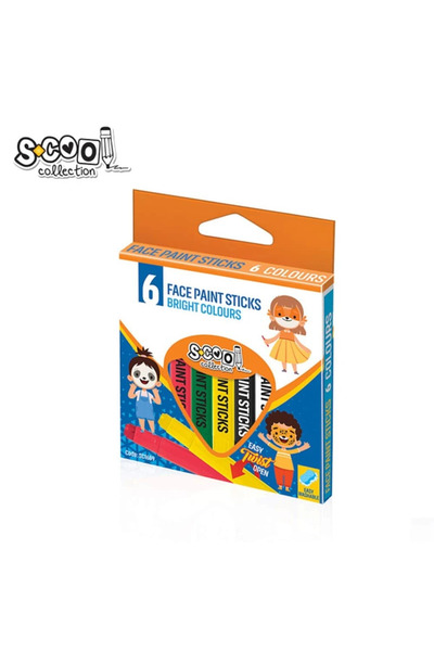 OEM Set Pentru Pictat Pe Fata, 6 culori/cutie - S-COOL