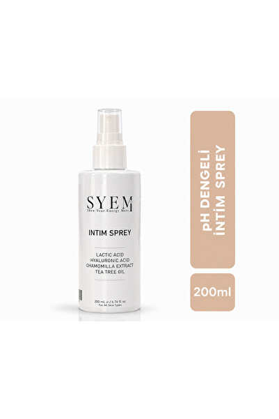 SYEM Intim Bakım Spreyi – Lactic Acid & Çay Ağacı Yağı – Denge ve Tazelik