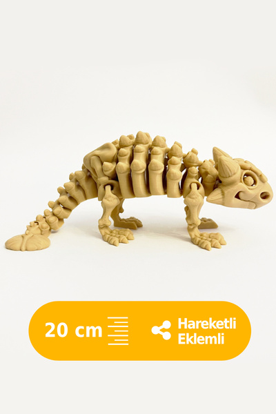 Artimon 3D Store Hareketli Dinozor İskeleti | Ankylosaurus | 3D Oyuncak | Hay...