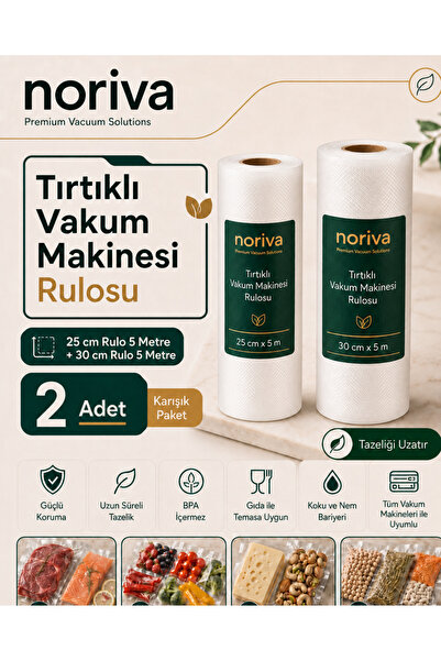 Noriva 25 Cm 1 Adet 30 Cm 1 Adet Ev Tipi Rulo Vakum Poşeti