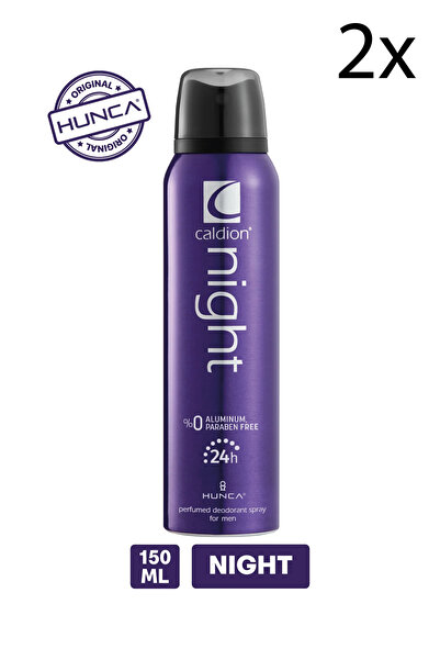 Caldion Night 150 Ml Erkek Deodorant x 2 Adet