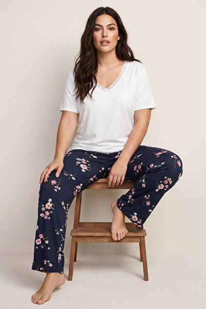 Siyah İnci Γυναικεία Πιτζάμα Plus Size "Siyah Inci" KARINA II