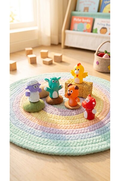 BİLMİŞ ÇOCUK Colorful Finger Puppet Farm - Finger Puppet Colorful Farm