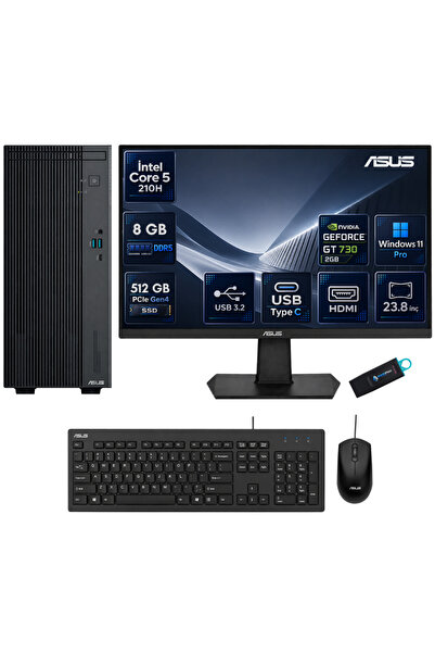 ASUS ExpertCenter P500MV Intel Core 5 210H 8 GB DDR5 512 GB SSD Nvidia GT730 ...