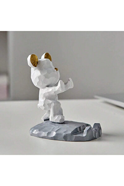 Choice WHITE Cartoon Bear Phone Tablet Stand 1PC Lazy Bracket Home Desktop De...