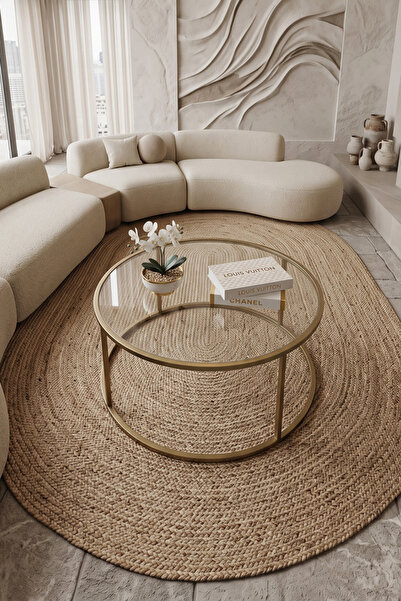 DEKOPRATİK - Gold Berlin Orta Sehpa 60cm