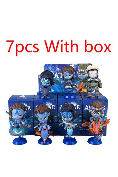 Choice 7pcs With box 7 Styles Hot Movie Series Avatar Jack Sully Blind Box Tr...