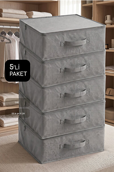 Generic Brand Set of 5 53 X 44 X 21 cm under Bed & Inside Cabinet Organizer, ...