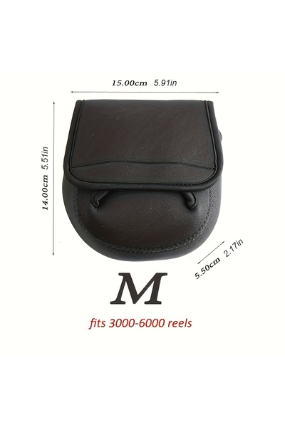 Choice M 1pc/2pcs Spinning Fishing Reel Bag Neoprene Reel Protective Case Cov...