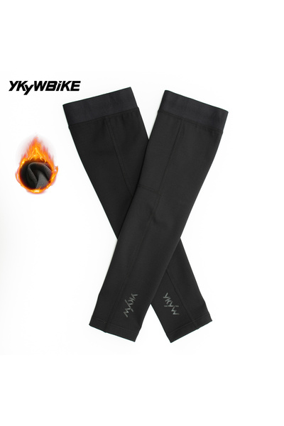choice2 M YAAT2456 black YKYWBIKE Compression Cycling Arm Sleeves Winter Ther...