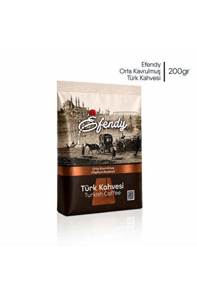 Shazel Efendy Türk Kahvesi Orta Kavrulmuş 200gr | Geleneksel Orta Kavrum