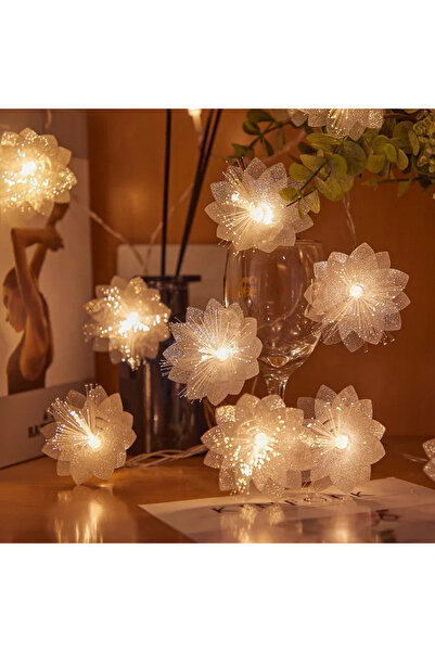 Choice 2M 10LEDs Warm White 2/3M LED Fiber Optic Fairy Light Battery-operated...